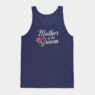 Elegant Mother of the Groom Wedding Calligraphy Tank Top